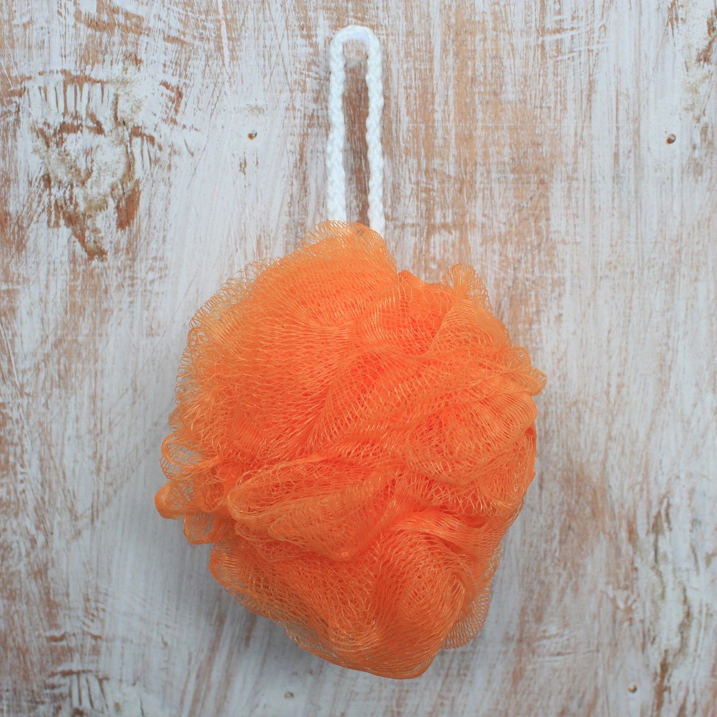 Scrunchies Duschschwamm-Set im Präsentationsrohr – 5 Stück, farbenfroh