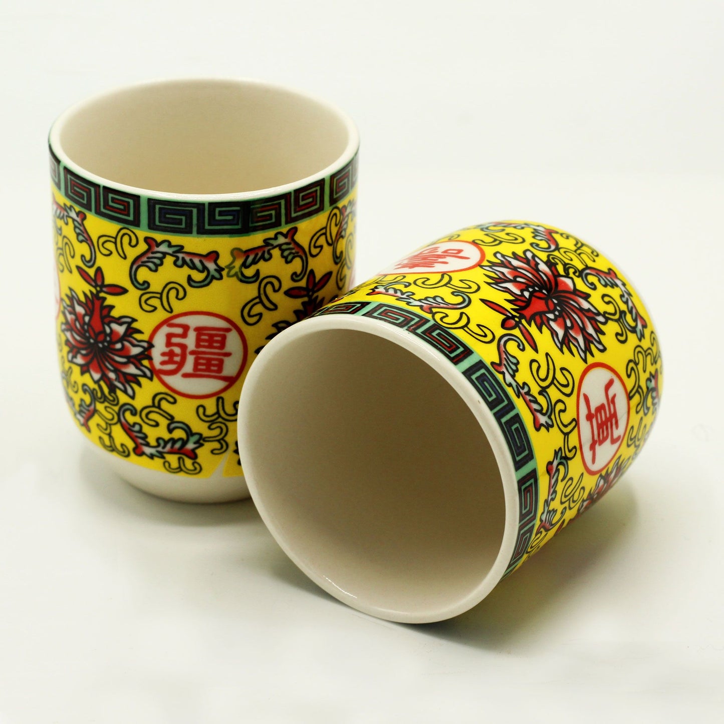 Keramik-Teetassen-Set 'Langleben' – 6 Stück im orientalischen Design