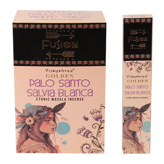 Harmonie-Duo: Räuchermischung mit Goldenem Palo Santo und Weißem Salbei (15g)