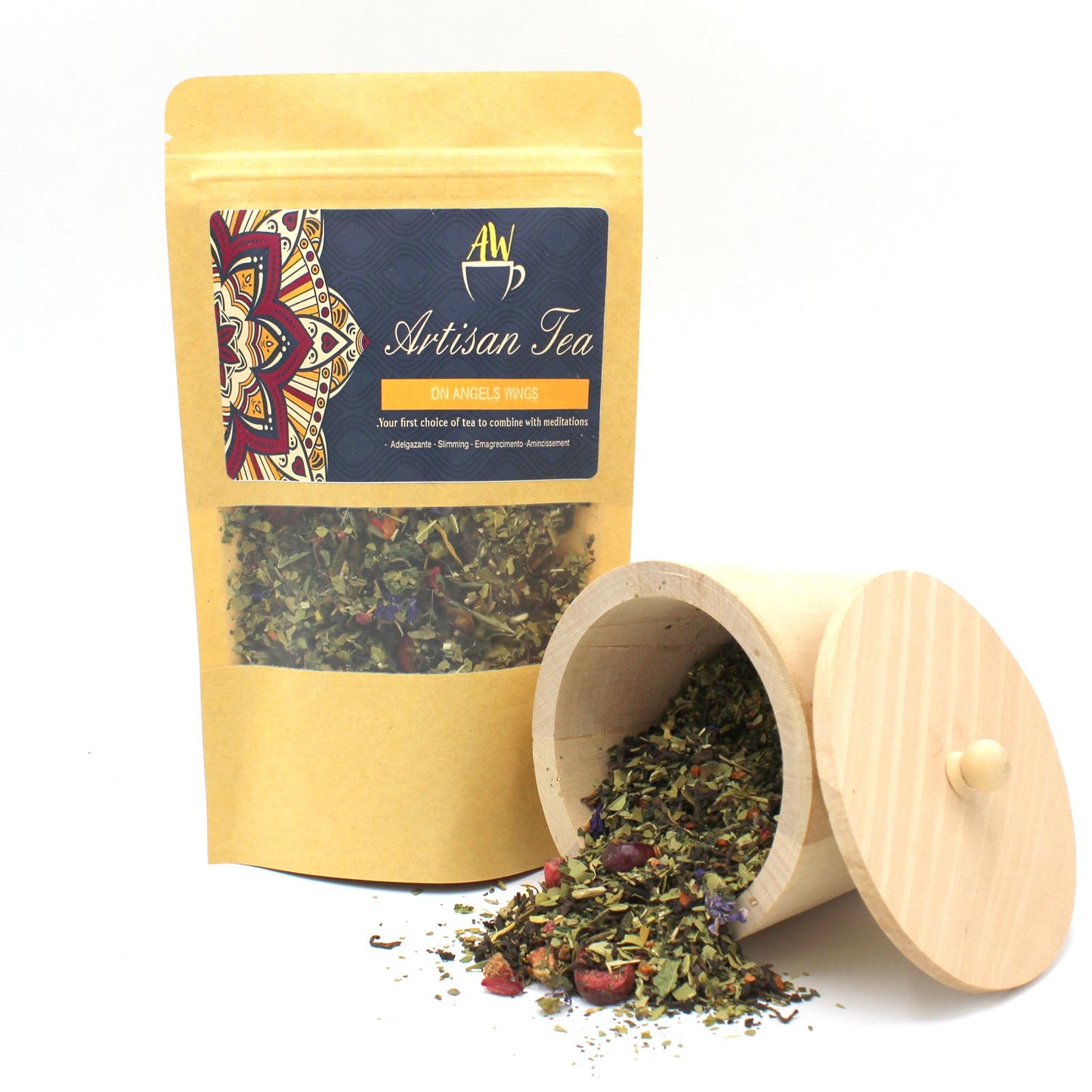 Engelsruf Premium Tee – Feine Pu-Erh & Mate Mischung mit Beerennote