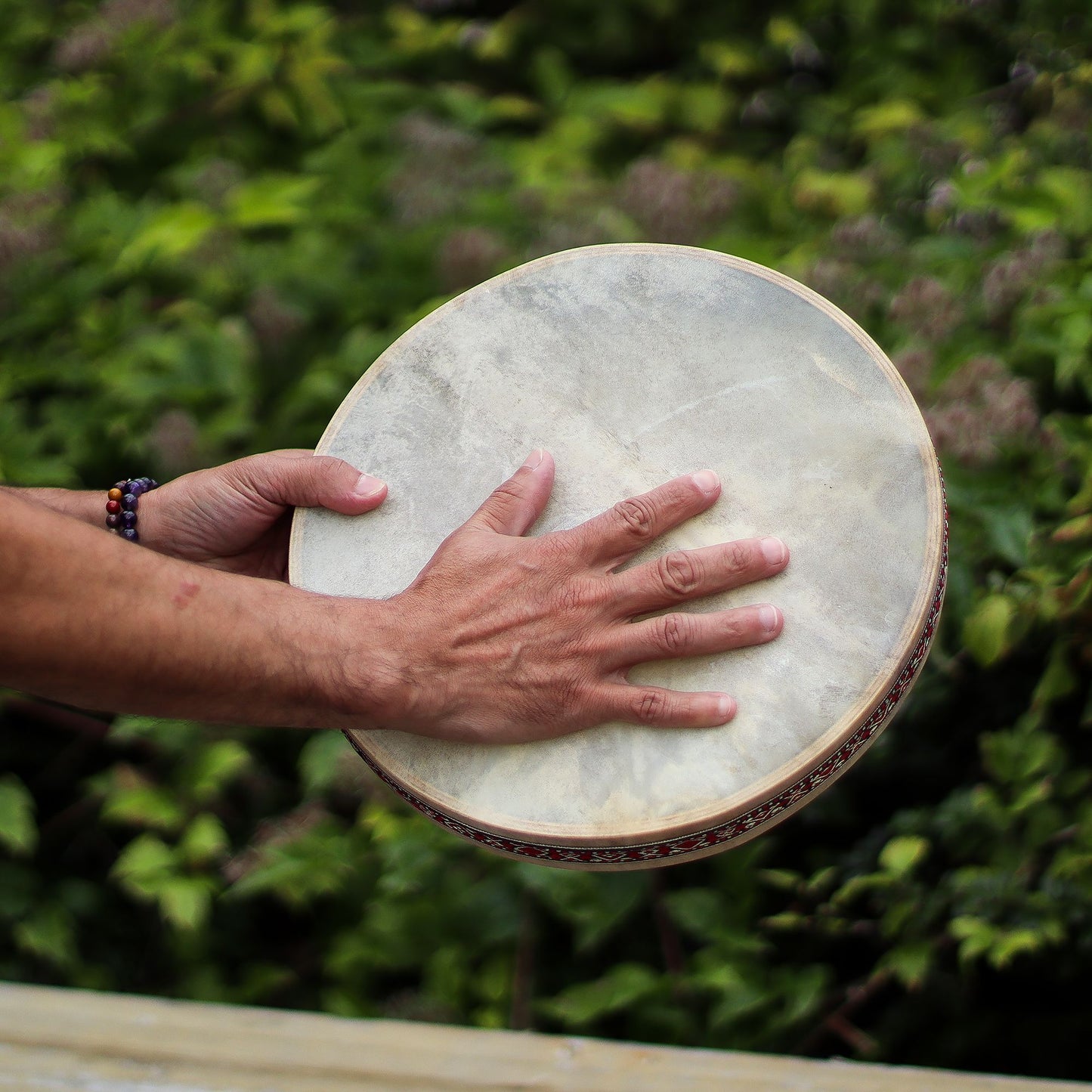 Shaman Sound Healing Ocean Drum – Handgefertigte Rahmentrommel mit Meeresklang