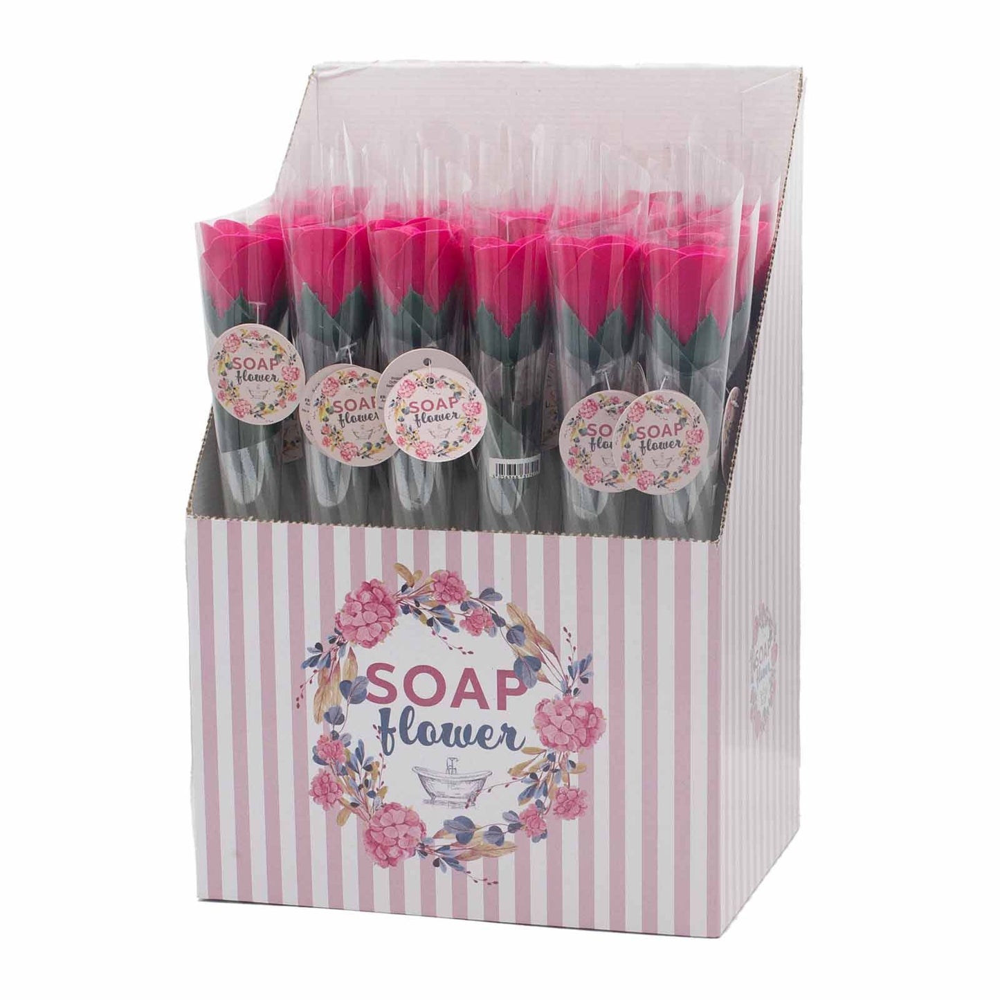 Glycerin-Seifenrose 'Kleine Rote Rose' – Kunstvolle Blumenseife zum Verschenken