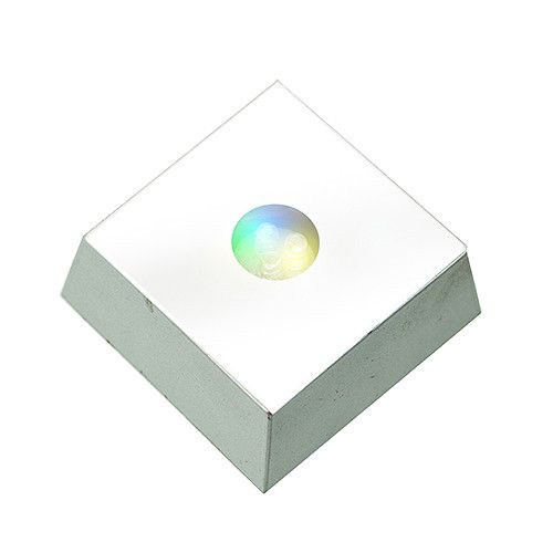 LED-Präsentationsständer für Kristalle – Quadratische Lichtbox