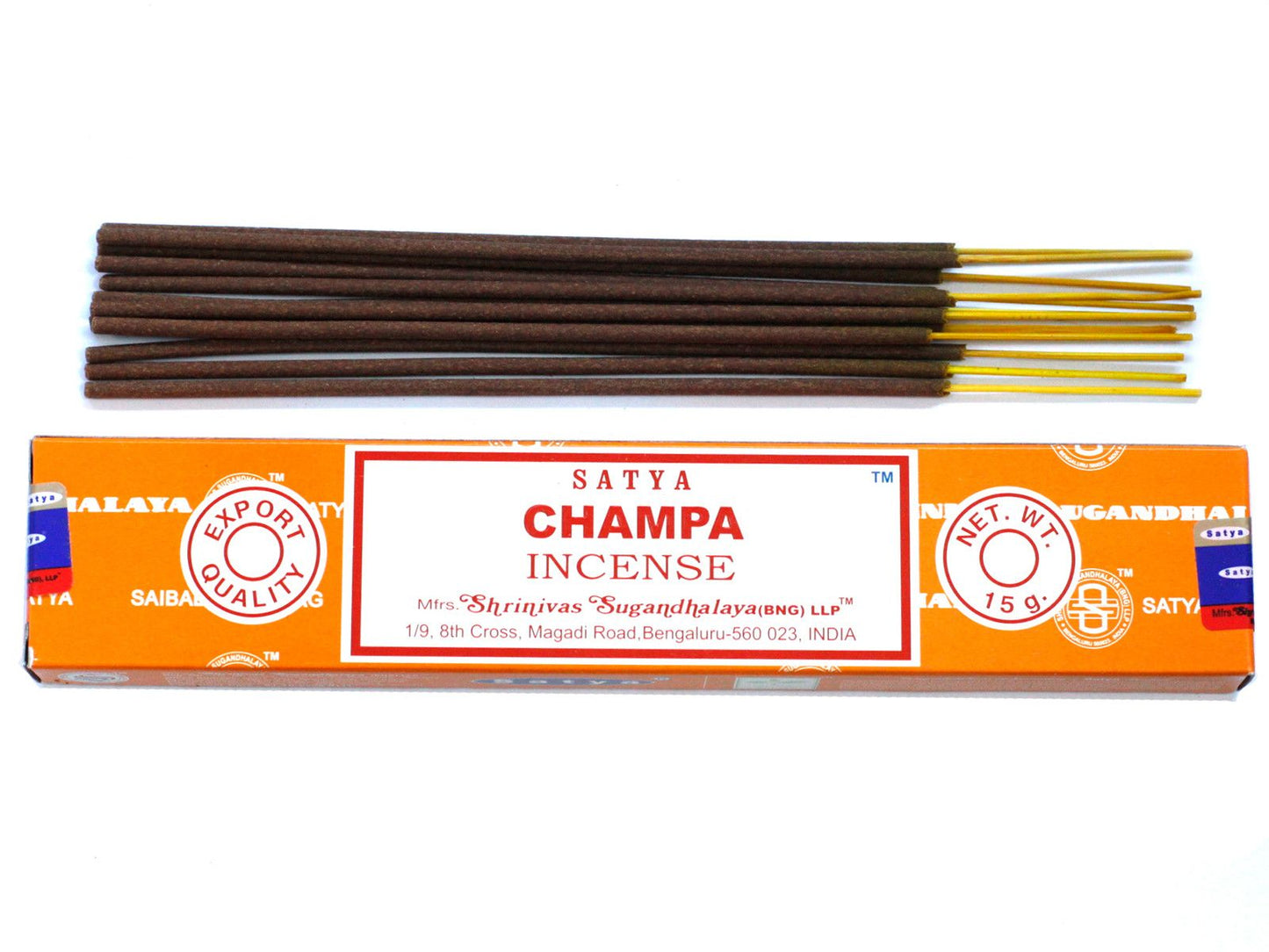 Satya Champa Nachtblüte Räucherstäbchen - 15 Stück