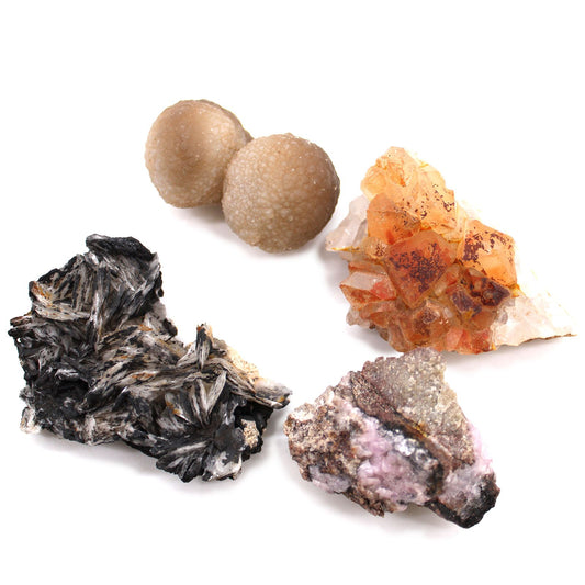 Sammlerbox mit 24 einzigartigen Mineralien – Naturschätze der Erde