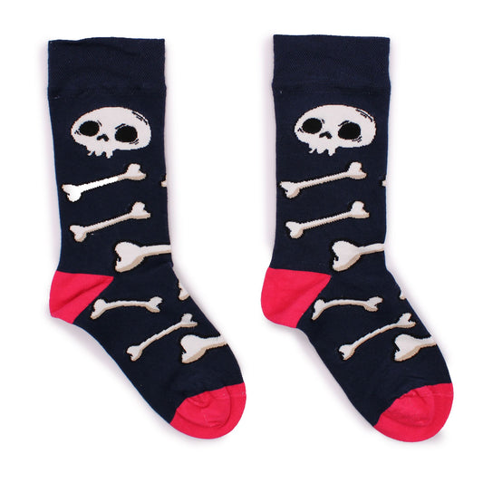 Herren Socken Skulls & Bones aus Bambus-Viskose - Größe 41-46
