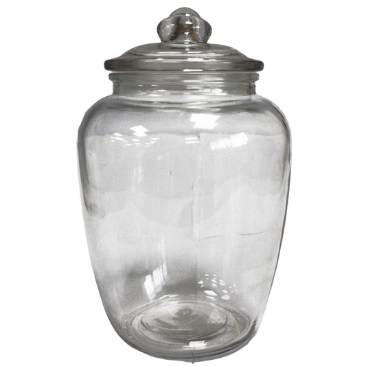 Großer Glasbehälter mit Deckel Klassik - 15 x 24,5 cm
