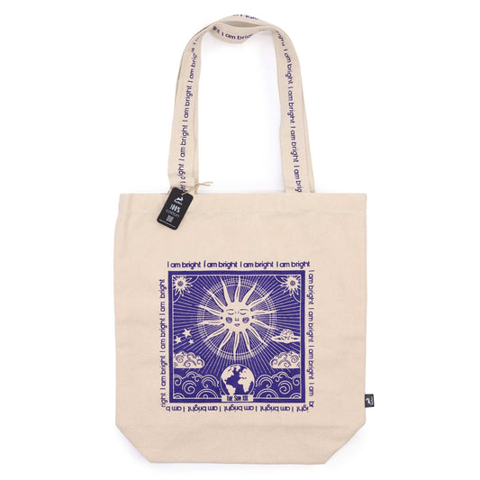 Hop Hare 'I Am Bright' Tarot-Tragetasche aus 10oz Baumwollcanvas