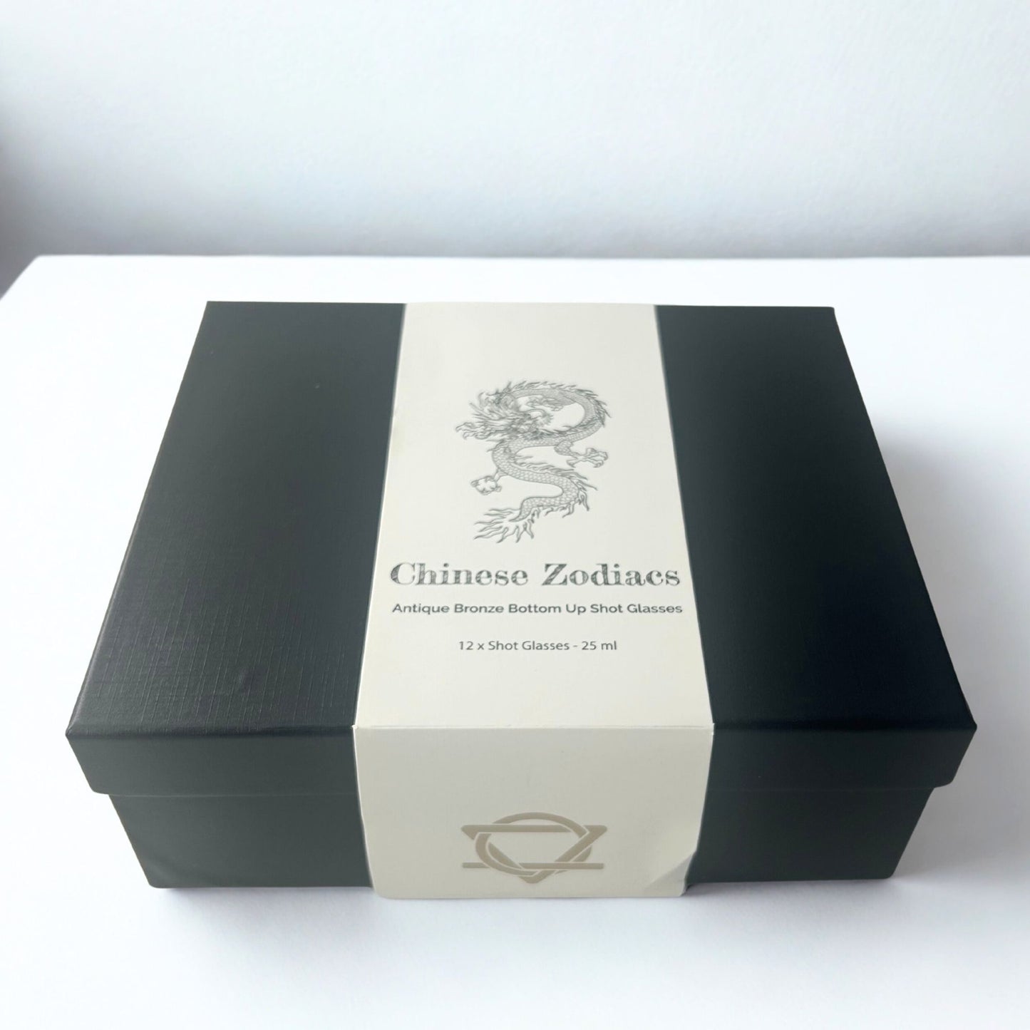 Schnapsgläser Tierkreiszeichen - Antik-Bronze Finish - 25ml