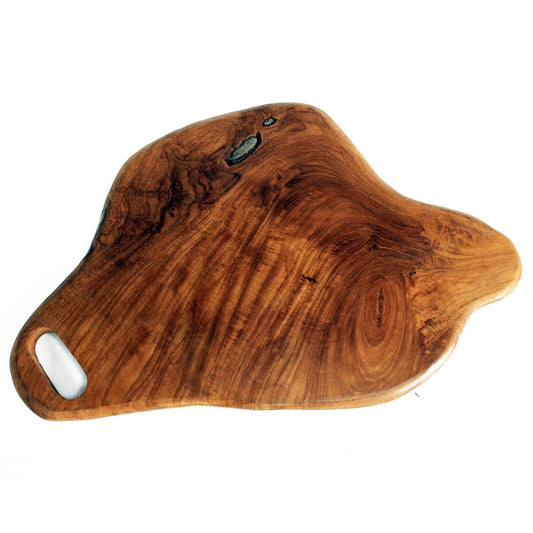 Schneidebrett aus Java-Teak – 30 cm, handgefertigt