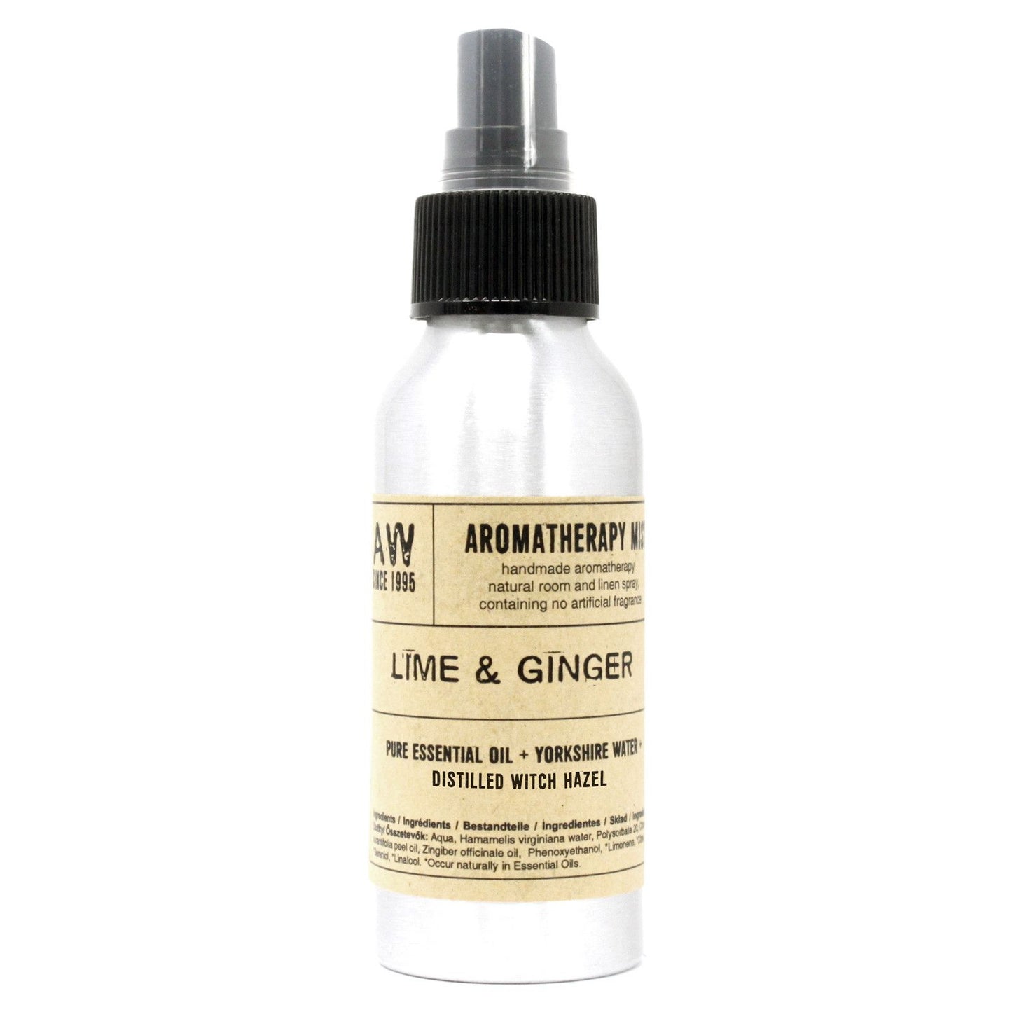 Raumspray Limette & Ingwer – Belebender Aromatherapie-Mist für Balance