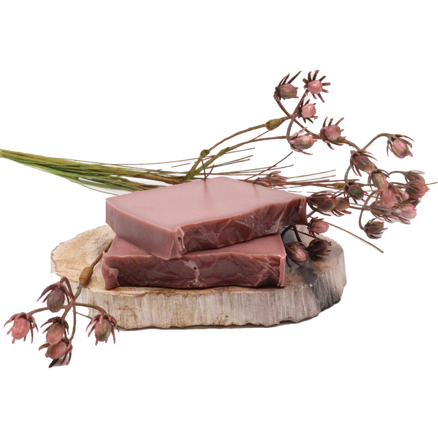 Naturseife Himbeer-Vanille – Handgesiedet, 140g