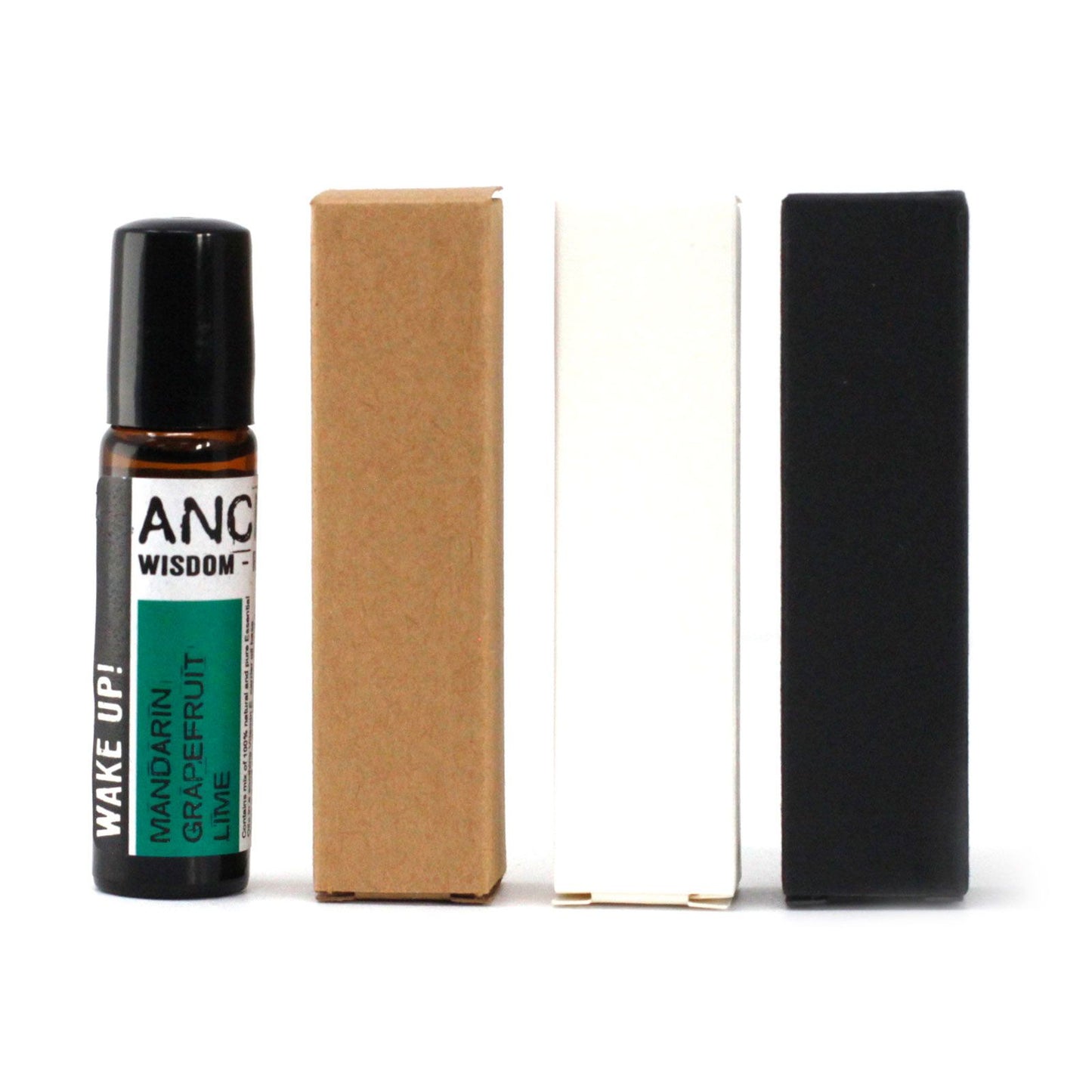 Schwarze Kraftpapier-Geschenkbox für 10ml Roll-On Flakons
