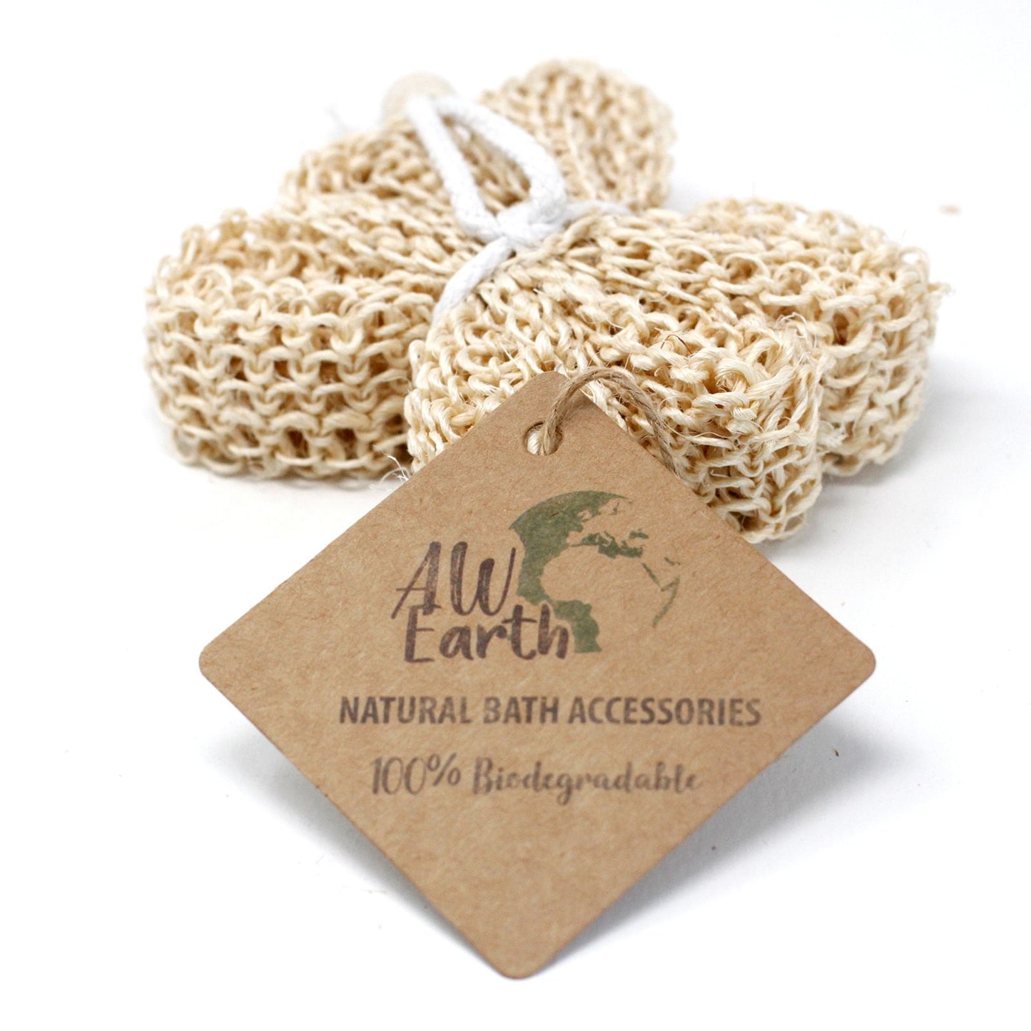 Natürlicher Peeling-Schwamm aus Sisal & Baumwolle – Sanftes Hauterlebnis