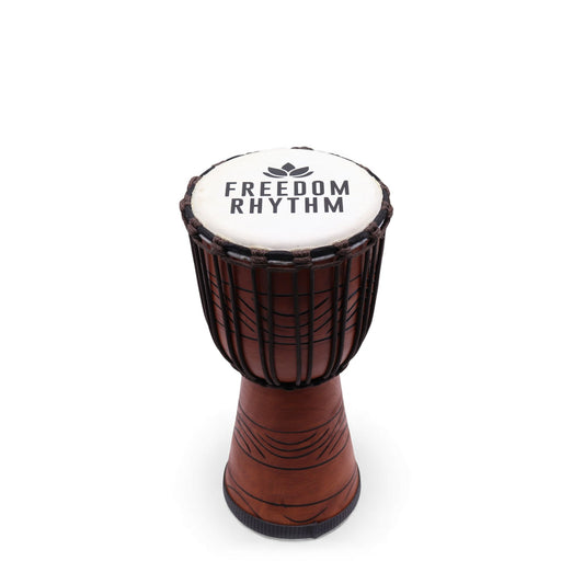 Freedom Rhythm Djembe - Medium Größe für klare, hohe Töne