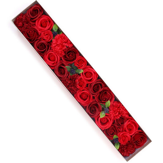 Ewige Rote Rosen in Extra-Länge – Elegante Seifenblumen-Geschenkbox