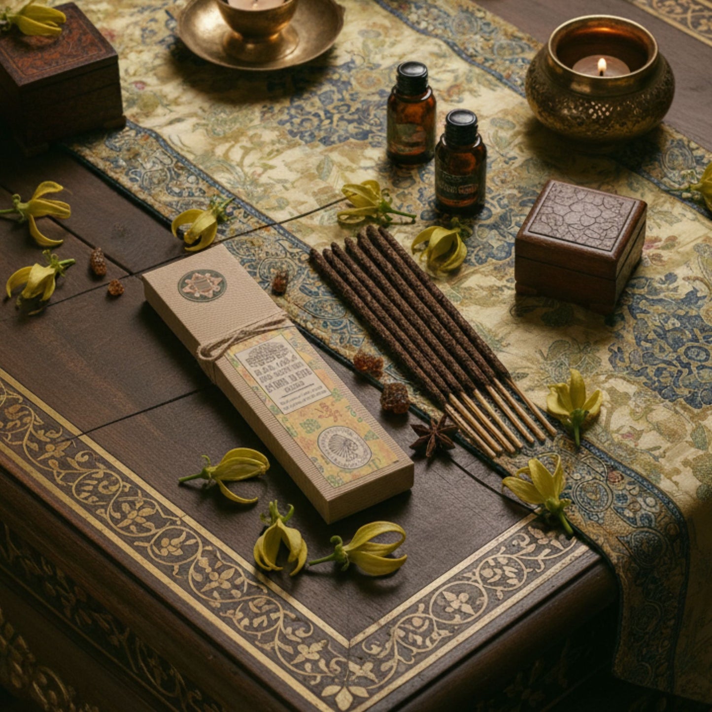 Ylang Ylang Räucherharz-Stäbchen | 8er Set für harmonische Atmosphäre