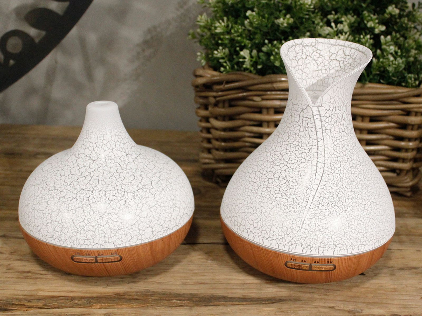 Santorini Ultraschall-Diffuser mit Muschel-Design & Farbwechsel (400ml)