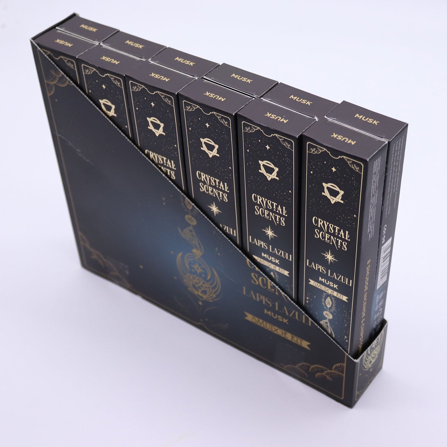 Räucherstäbchen-Set Lapislazuli & Moschus – Handgefertigte Duftkomposition