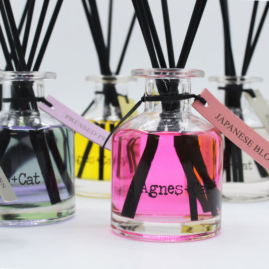 Reed Diffuser Geschenkset 'Waldbeere' – 140ml Duftflasche mit Schilfstäbchen