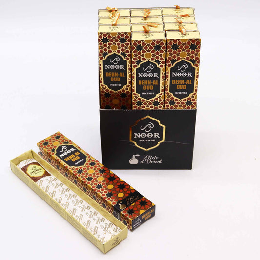 NOOR Dehn-Al Oud Räucherstäbchen – Reiner Oud-Duft aus Indien