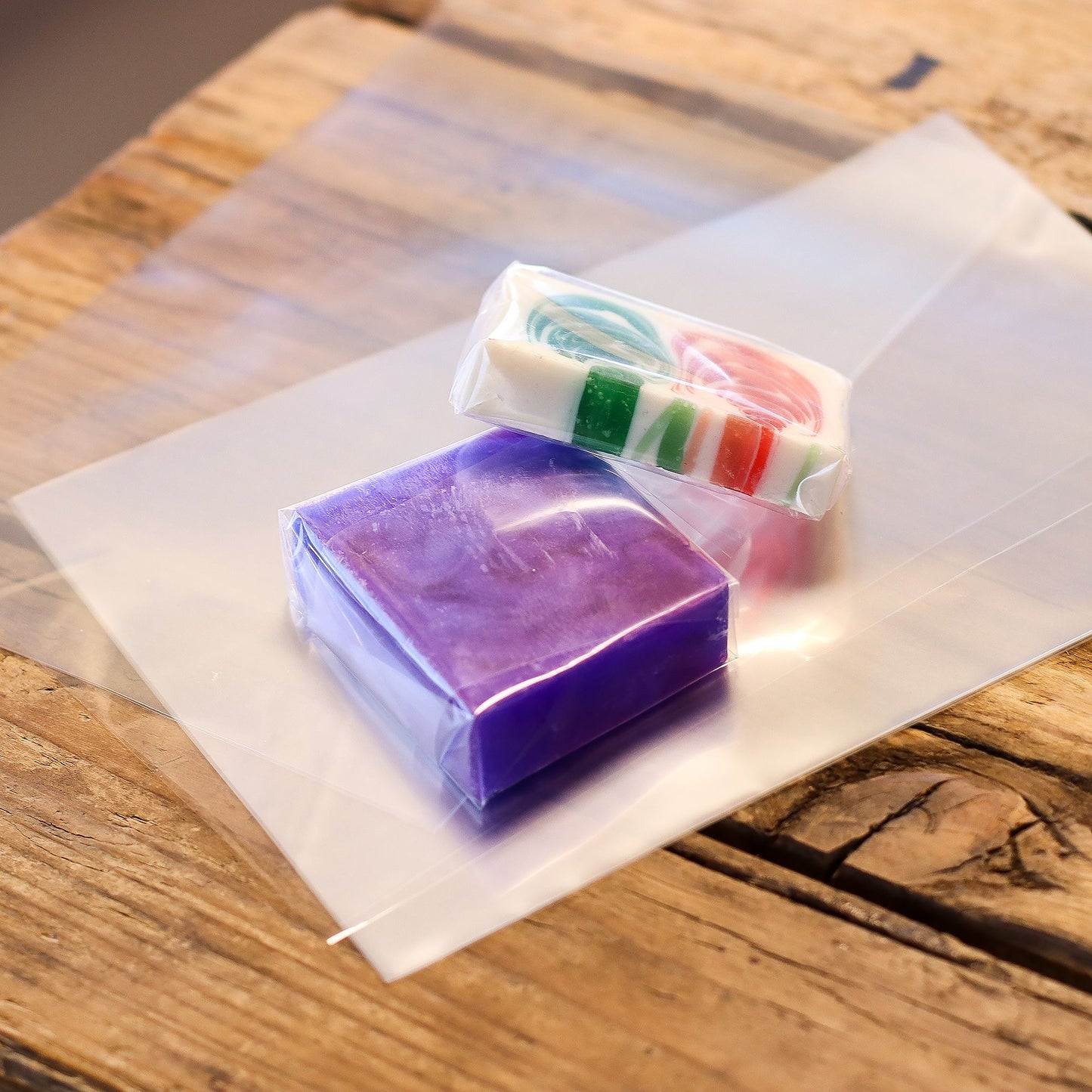 Kristallklare Schutzfolien für Seifen (800-1000 Blatt) – Hygienische Verpackung