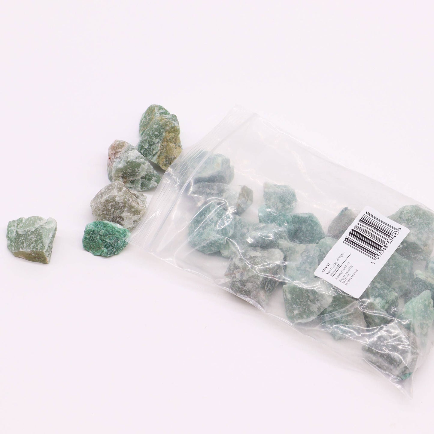 Naturroh-Jadeit Kristall-Set (500g) – 35-70 handselektierte Rohsteine