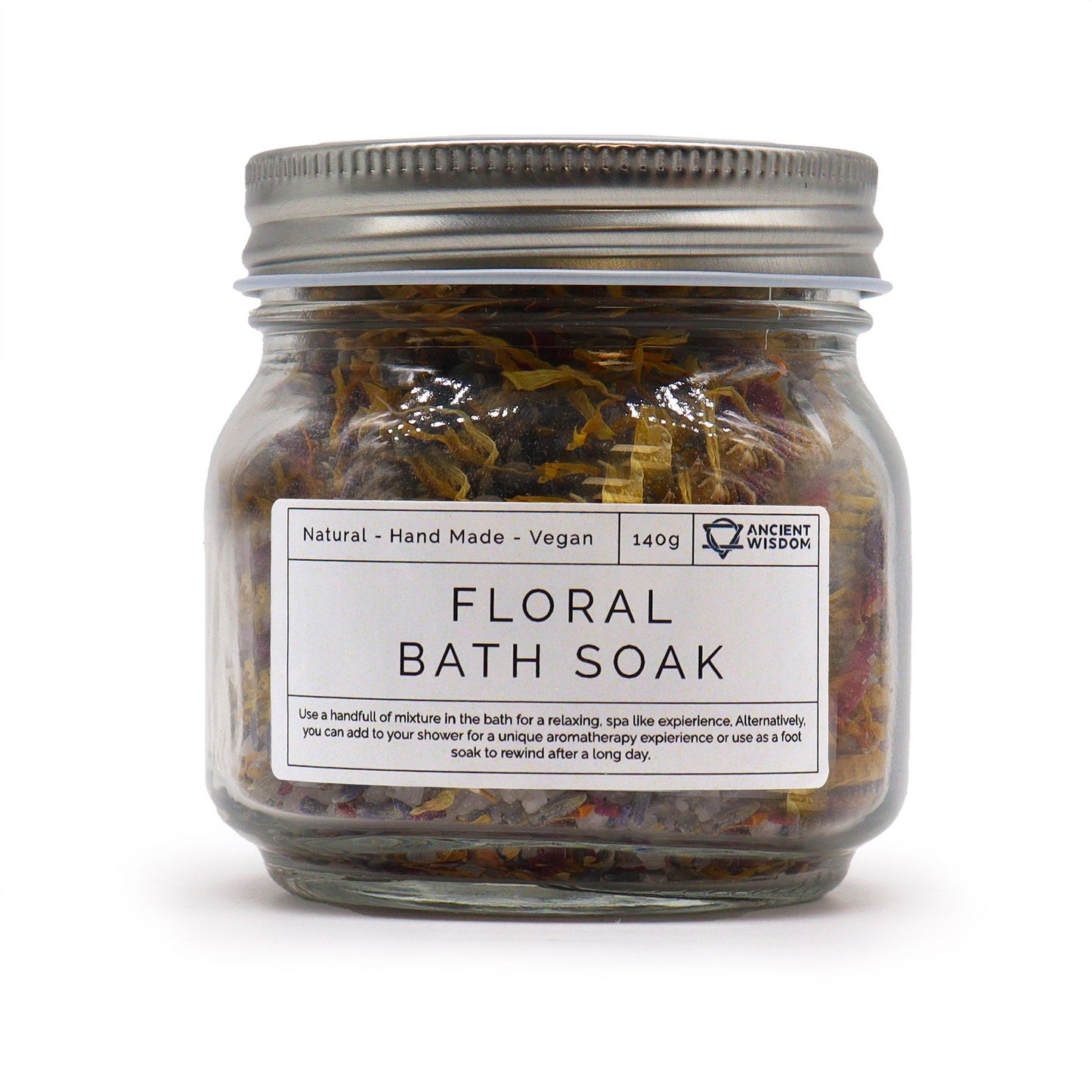 Natürliches Blütenbad-Salz – 140 g für ein sinnliches Wellness-Erlebnis