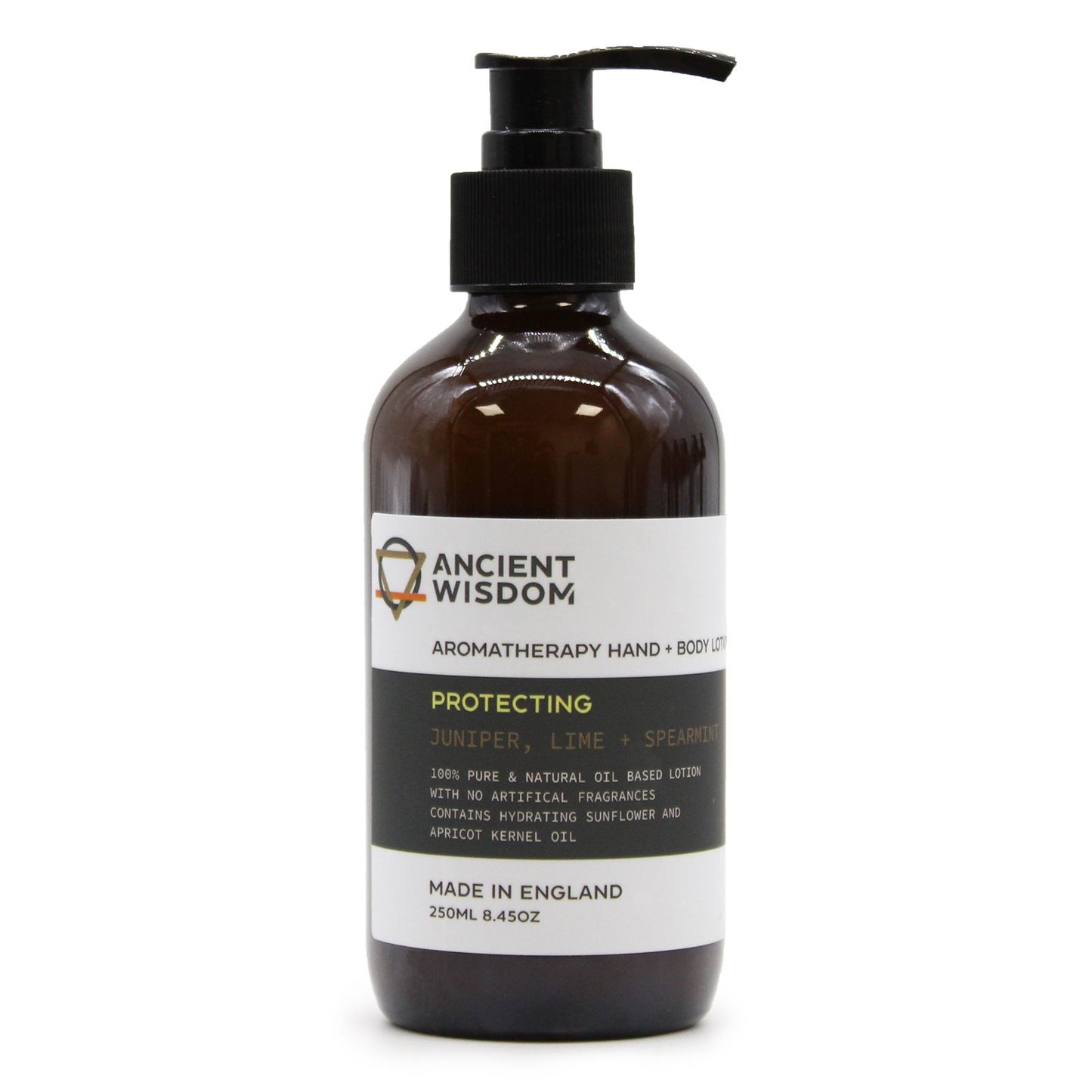 Natürliche Körperlotion mit Wacholder, Limette & Zitronenminze – 250ml