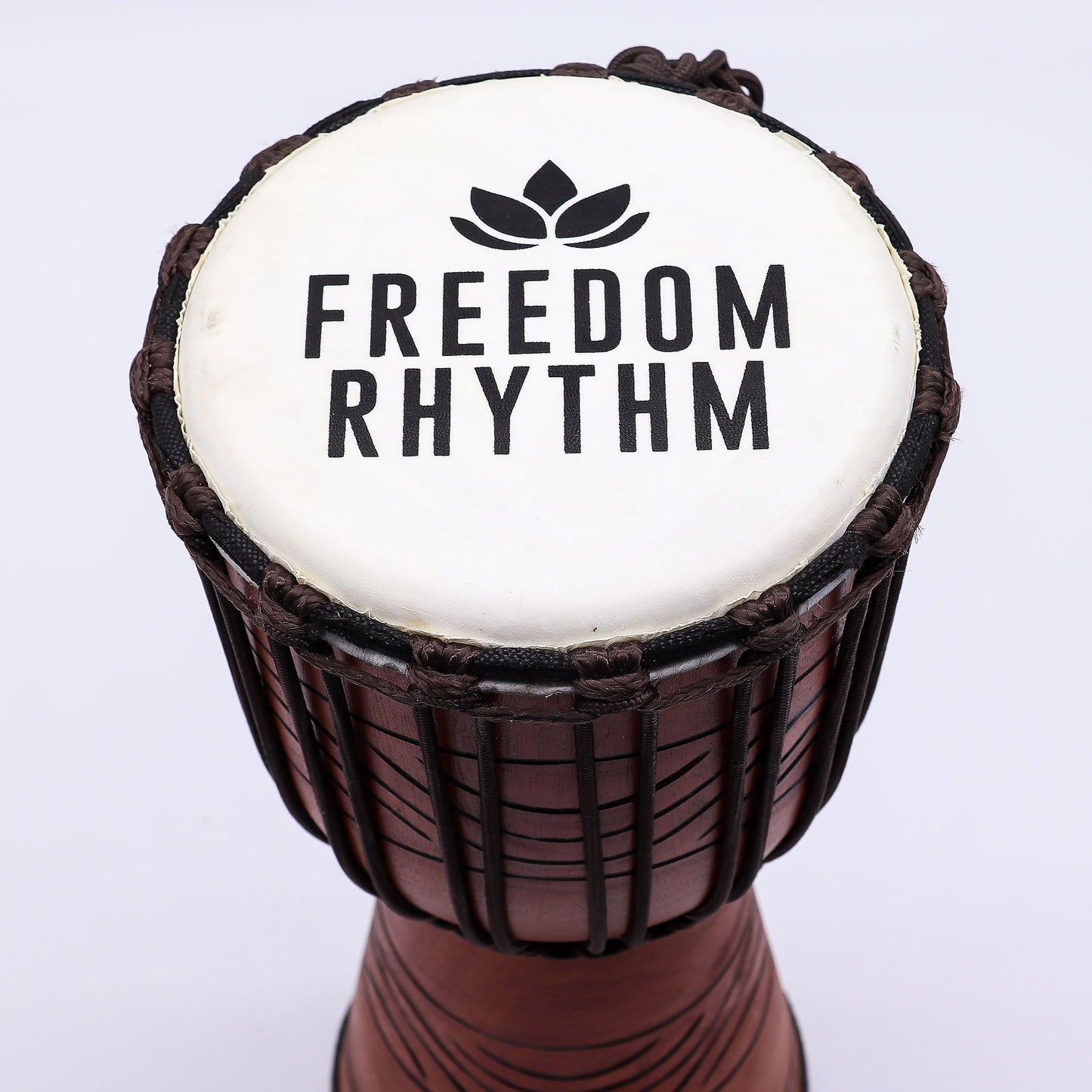 Freedom Rhythm Djembe - Medium Größe für klare, hohe Töne
