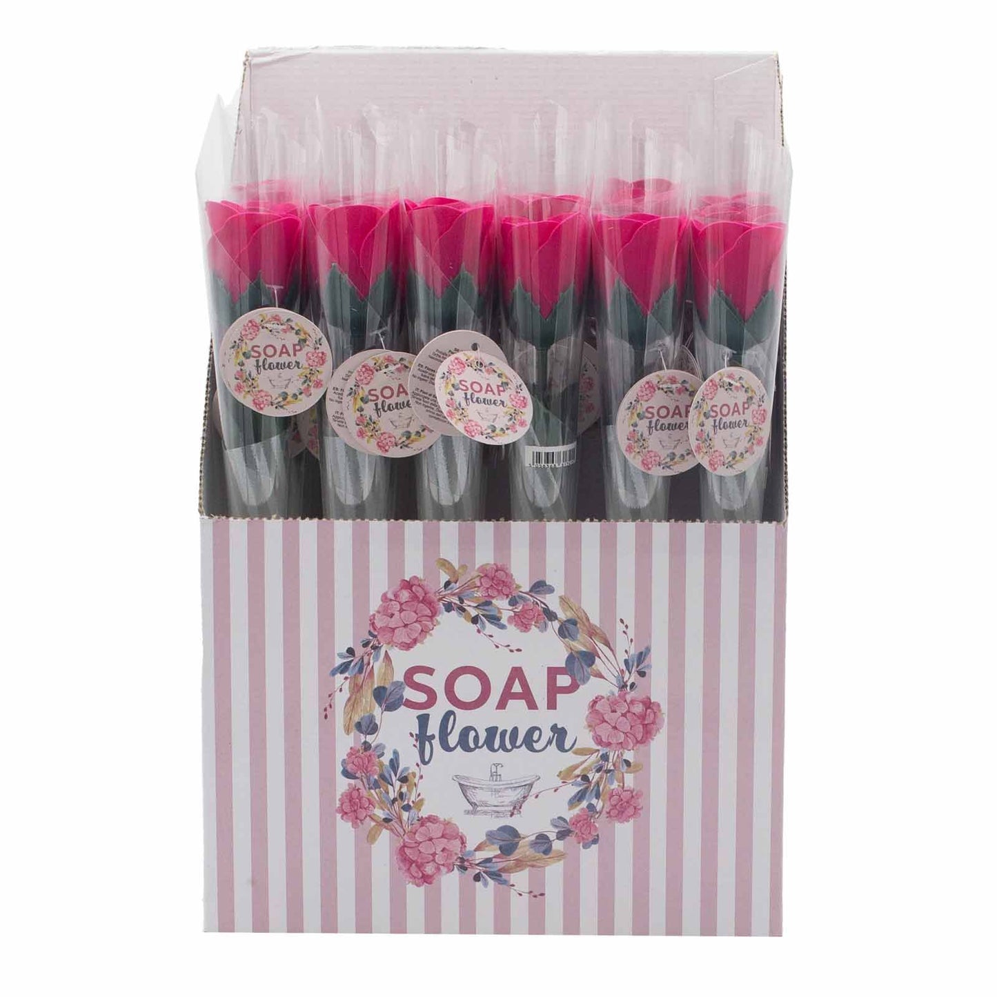 Glycerin-Seifenrose 'Kleine Rote Rose' – Kunstvolle Blumenseife zum Verschenken
