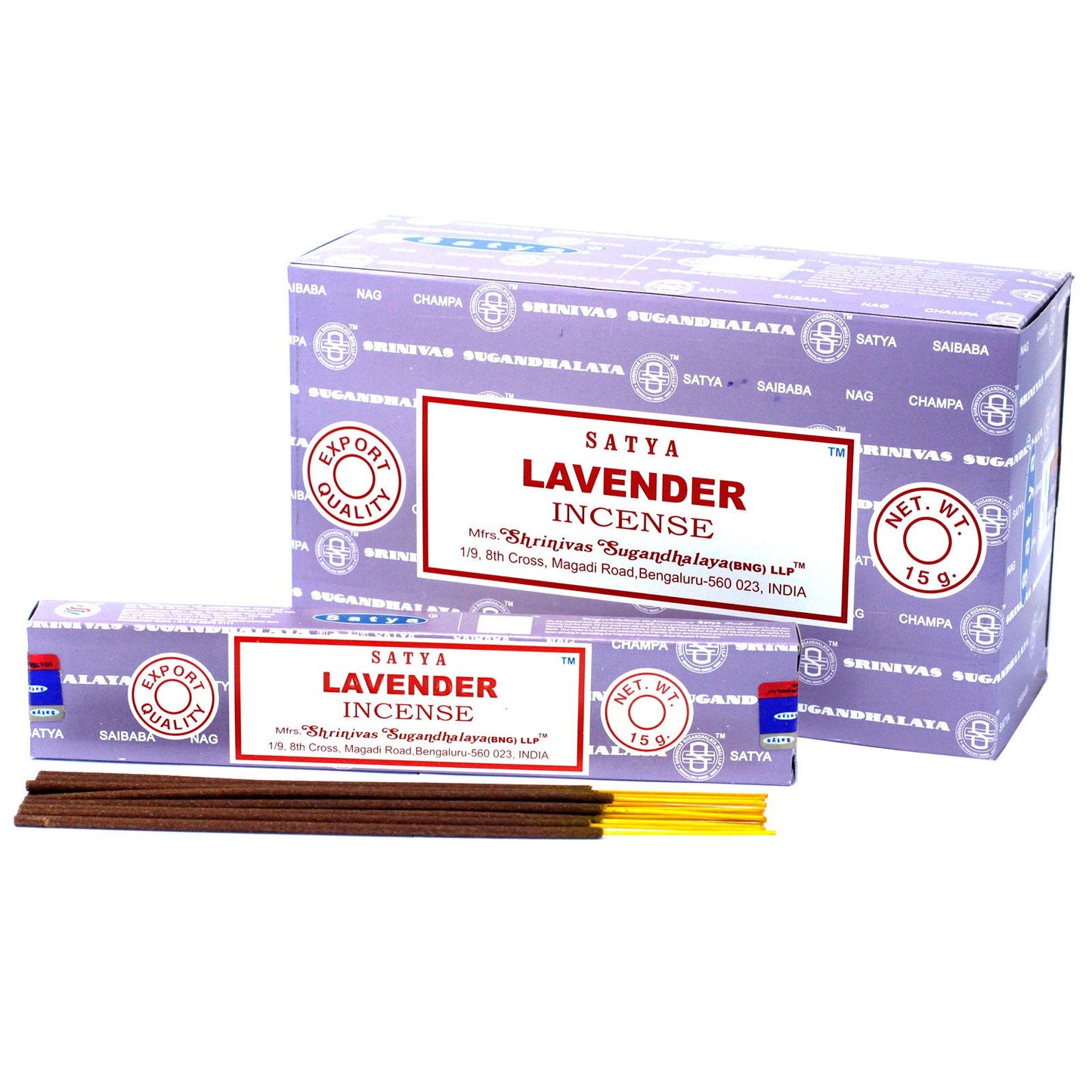 Lavendel-Räucherstäbchen, handgerollt – 15 Stück für Entspannung & Wohlgefühl