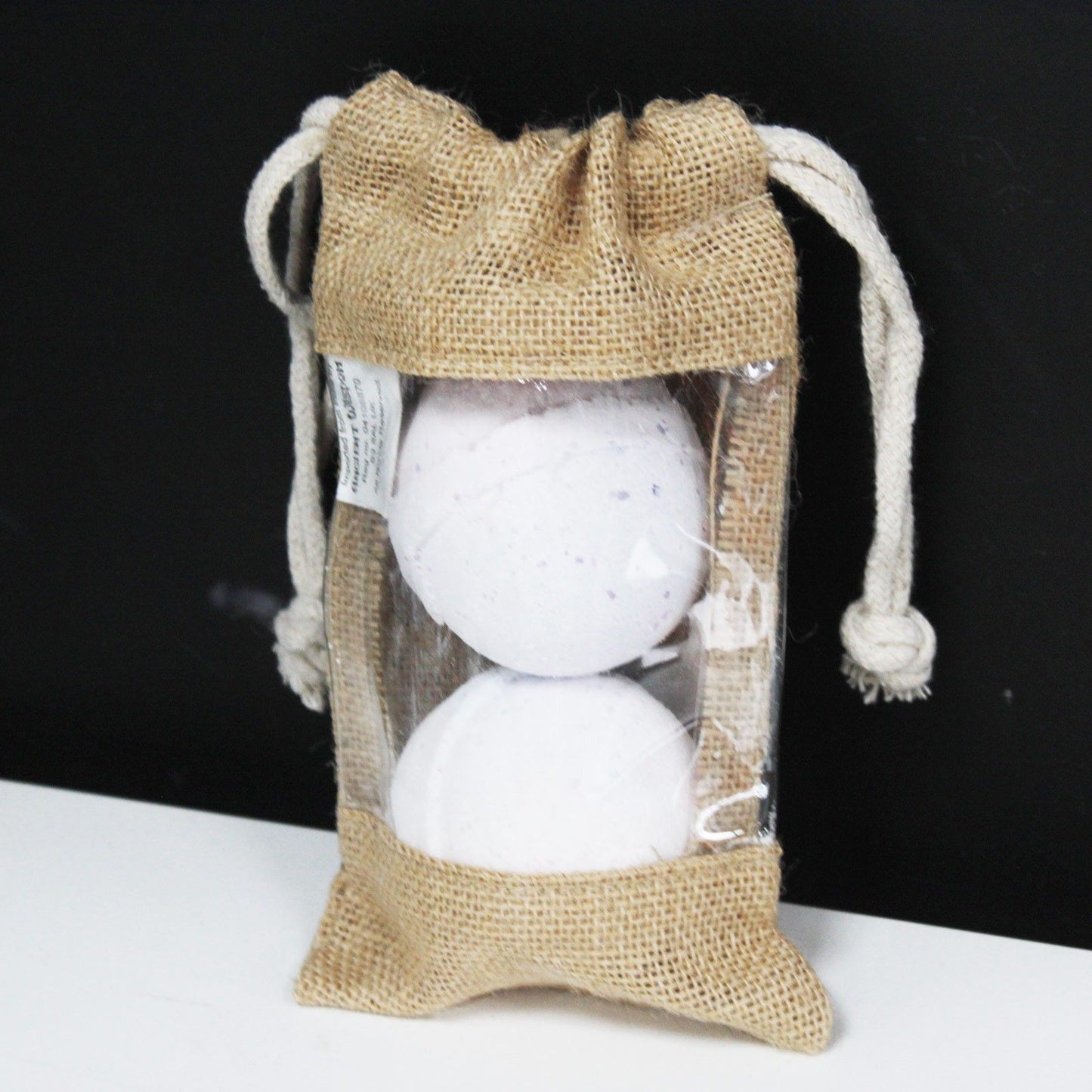 Jutebeutel mit Sichtfenster 20x12 cm – Natürliche Geschenkverpackung