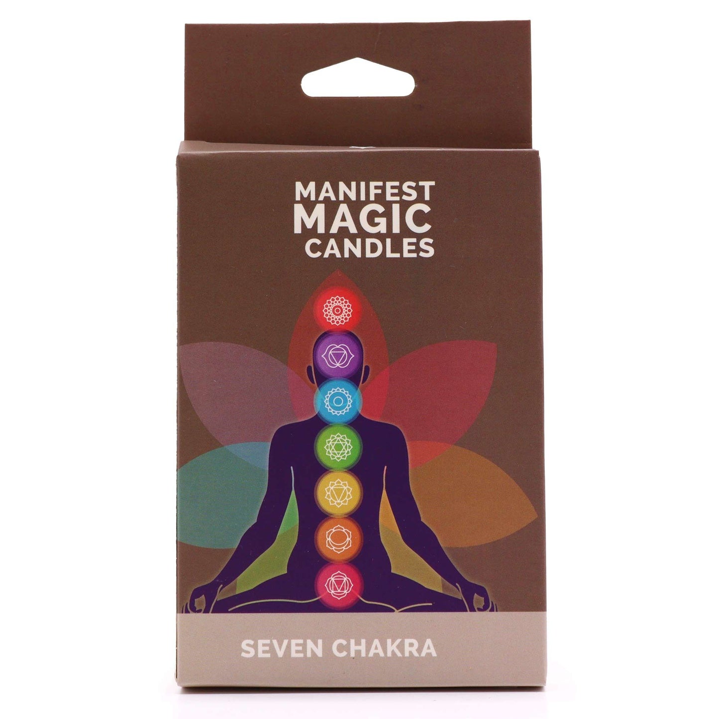 Set mit 7 Manifestationskerzen für die Chakren-Harmonie