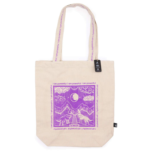 Hop Hare Tarot Tragetasche 'I Am Powerful' – Baumwollcanvas 10oz