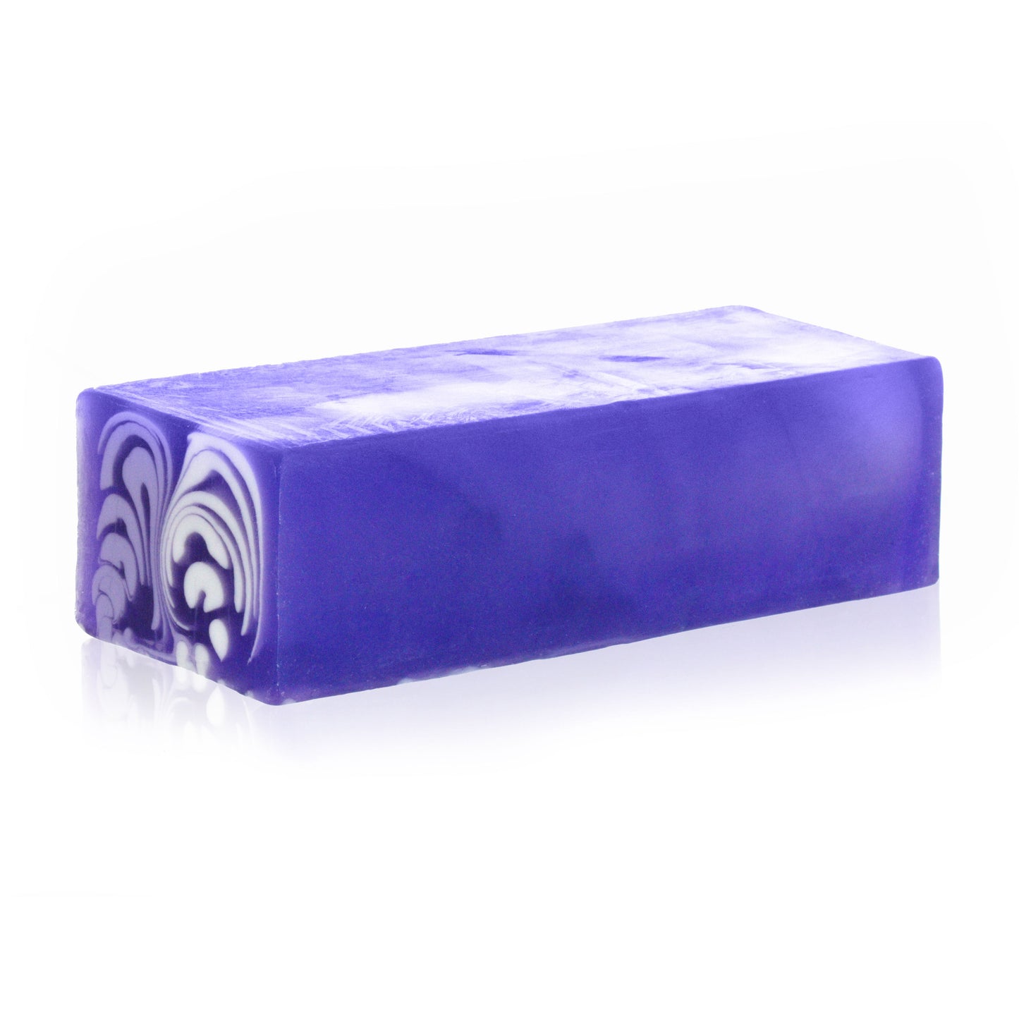 Seifenrohling mit Lavendelblüten – 1,2 kg Block zum Selbstgestalten