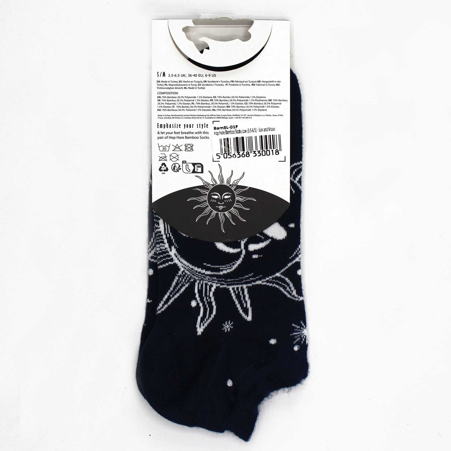 Bambus Socken Sun and Moon – Weicher Tragekomfort im unverwechselbaren Design