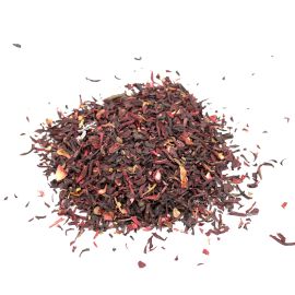 Getrocknete Hibiskusblüten geschnitten – 1 kg Packung für kreative Projekte