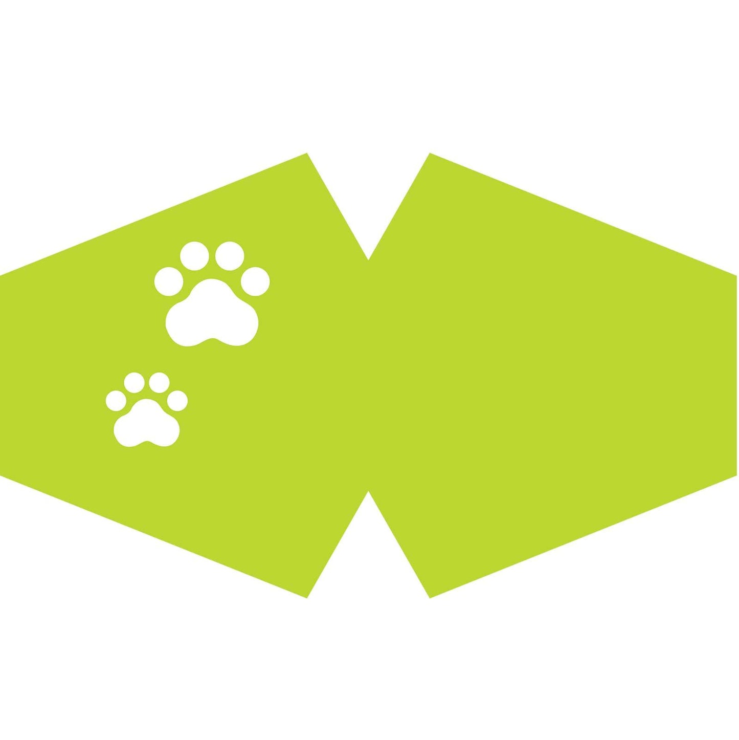 Wiederverwendbare Gesichtsmaske mit Tierpfoten-Muster – Stilvoller Alltagsschutz