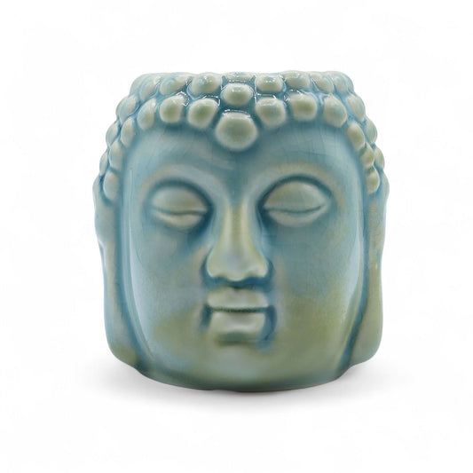 Keramik-Duftlampe 'Buddha Blau' – Zeitloses Design für harmonische Düfte