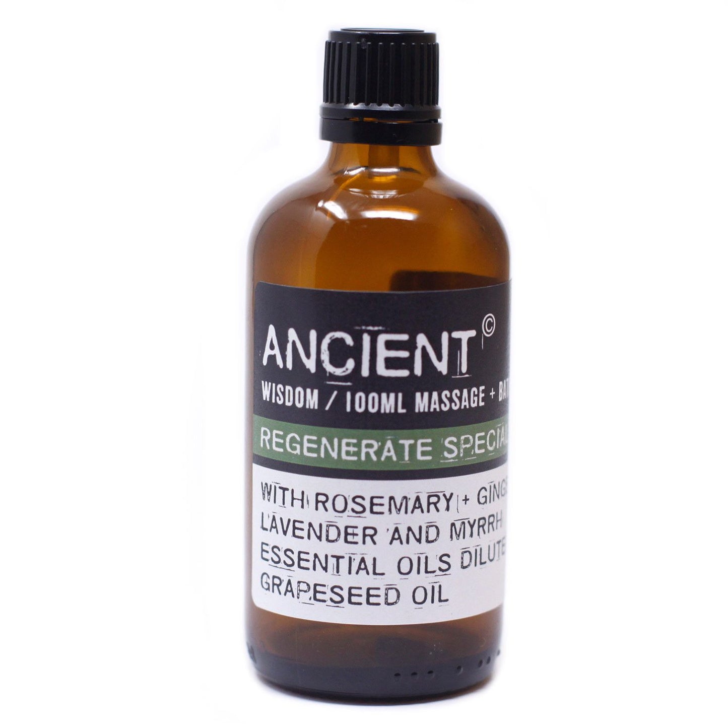 Regenerierendes Massageöl mit Rosmarin, Ingwer, Lavendel & Myrrhe – 100ml