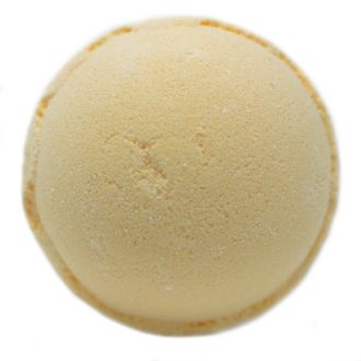 Luxus Badebombe 'Zitronen-Meringue' 180g mit Sheabutter