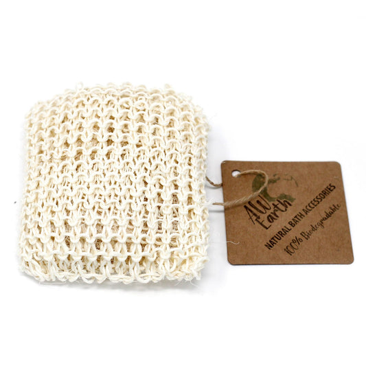 Natürliches Peeling-Kissen aus Sisal & Baumwolle – Sanfte Exfoliation