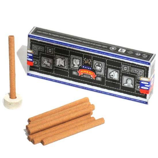 Satya Superhit Dhoop Sticks – Handgerollte Räucherstäbchen mit süßlichem Duft