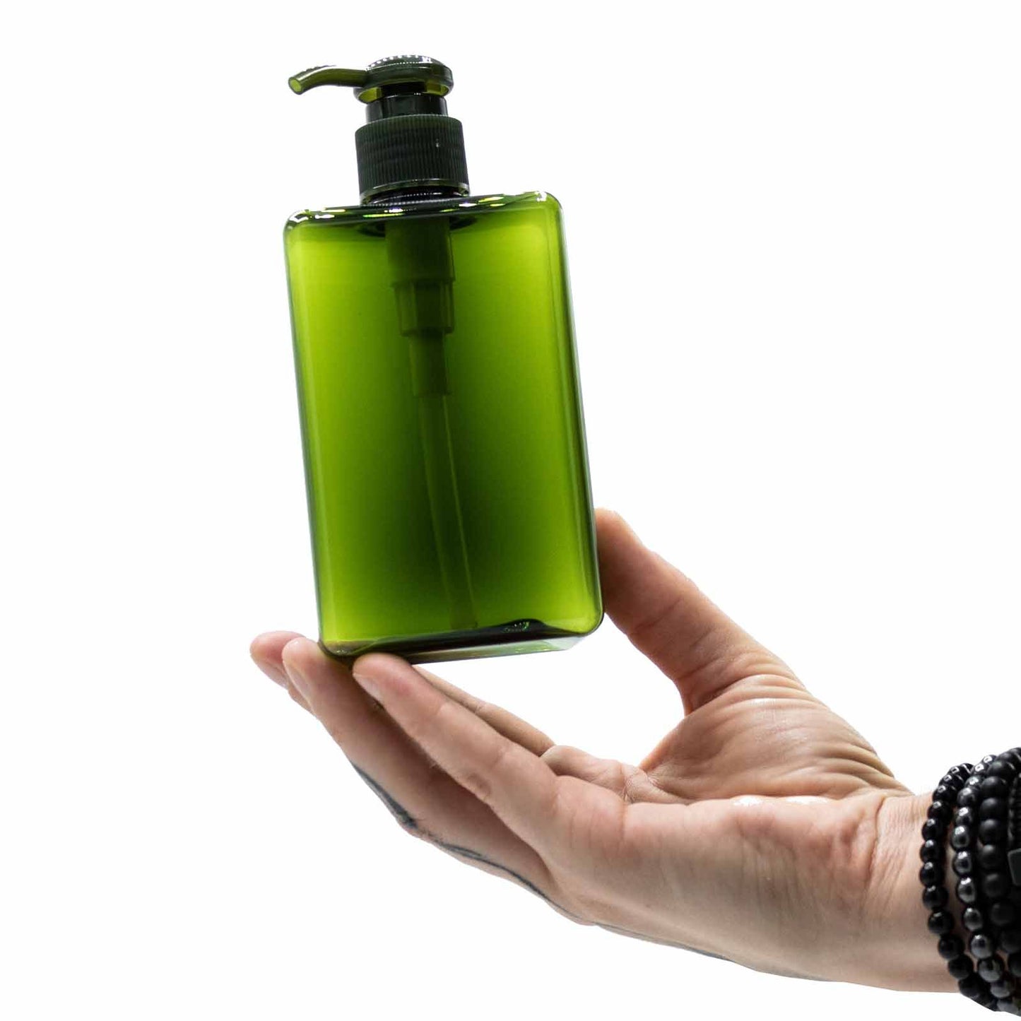 Elegante Pumpflasche aus PETG (450ml) – Wiederverwendbarer Seifenspender