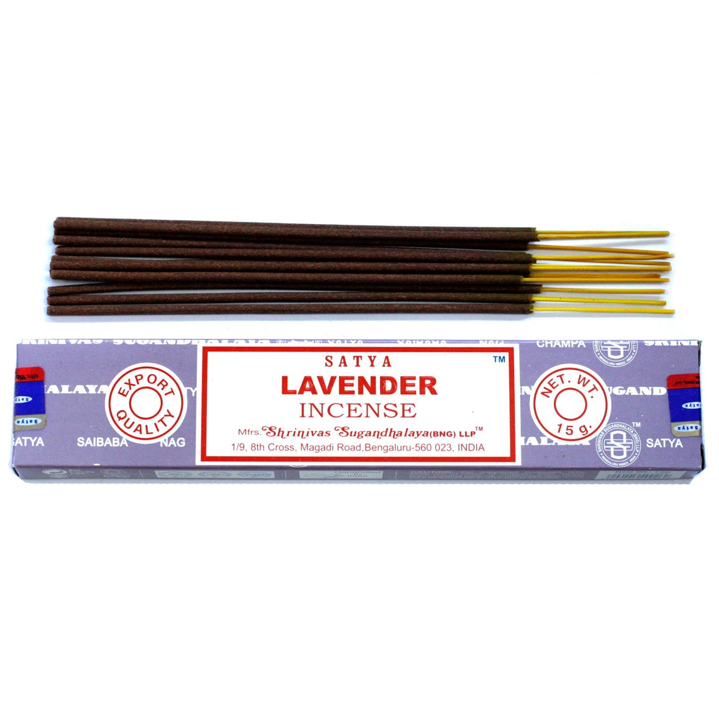 Lavendel-Räucherstäbchen, handgerollt – 15 Stück für Entspannung & Wohlgefühl