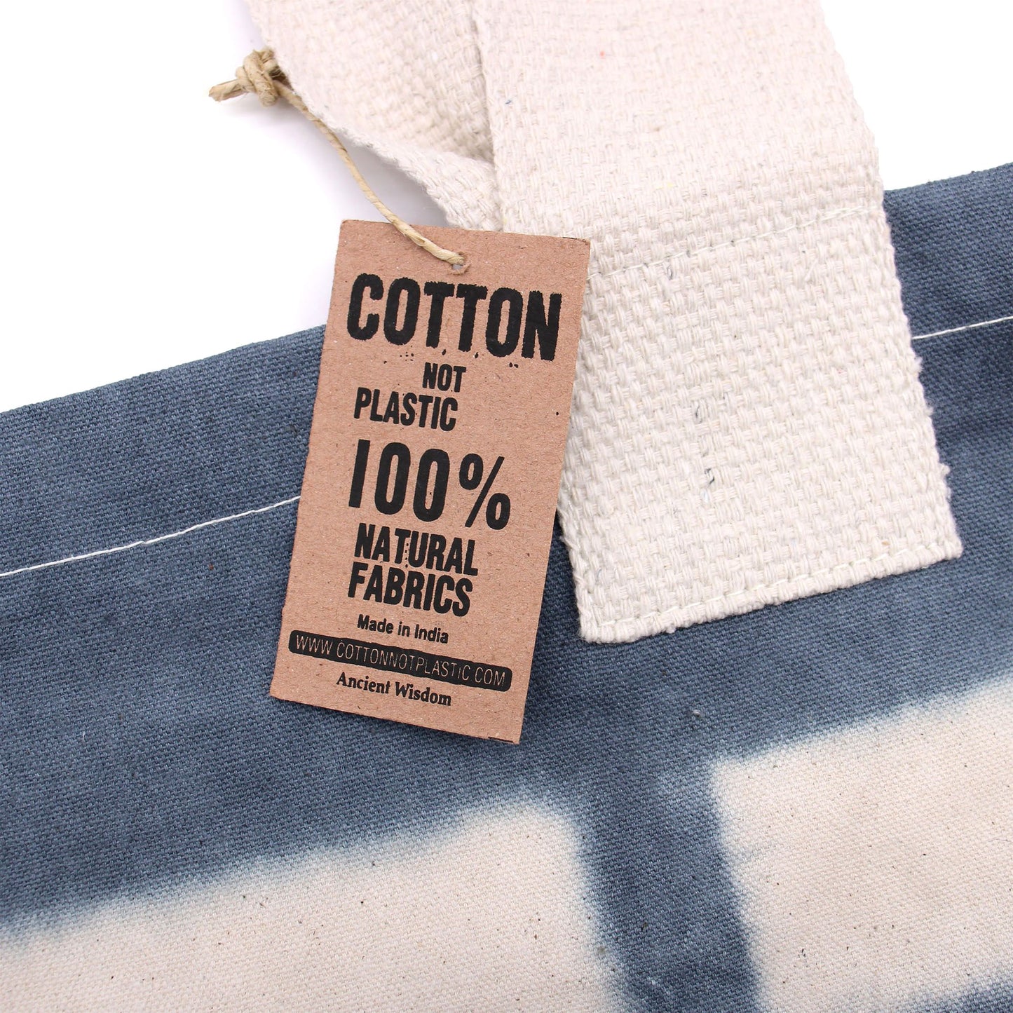 Batik Baumwolltasche 'Maroon Blüten' mit Pinkem Griff – Handgefärbtes Unikat