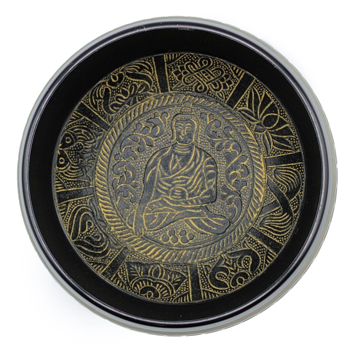 Buddha Klangschale 'Extra Laut' – Handgraviertes Unikat für Meditation