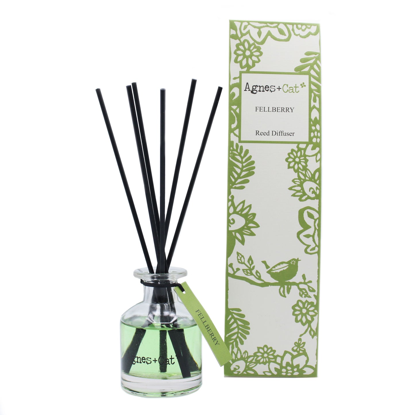 Reed Diffuser Geschenkset 'Waldbeere' – 140ml Duftflasche mit Schilfstäbchen