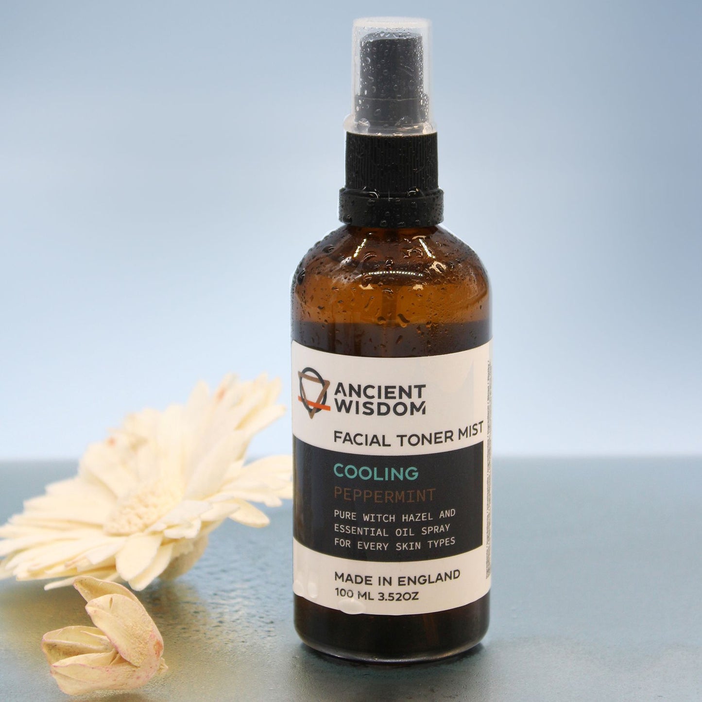 Gesichtstoner-Spray mit Zaubernuss & Minze – 100ml für erfrischende Pflege